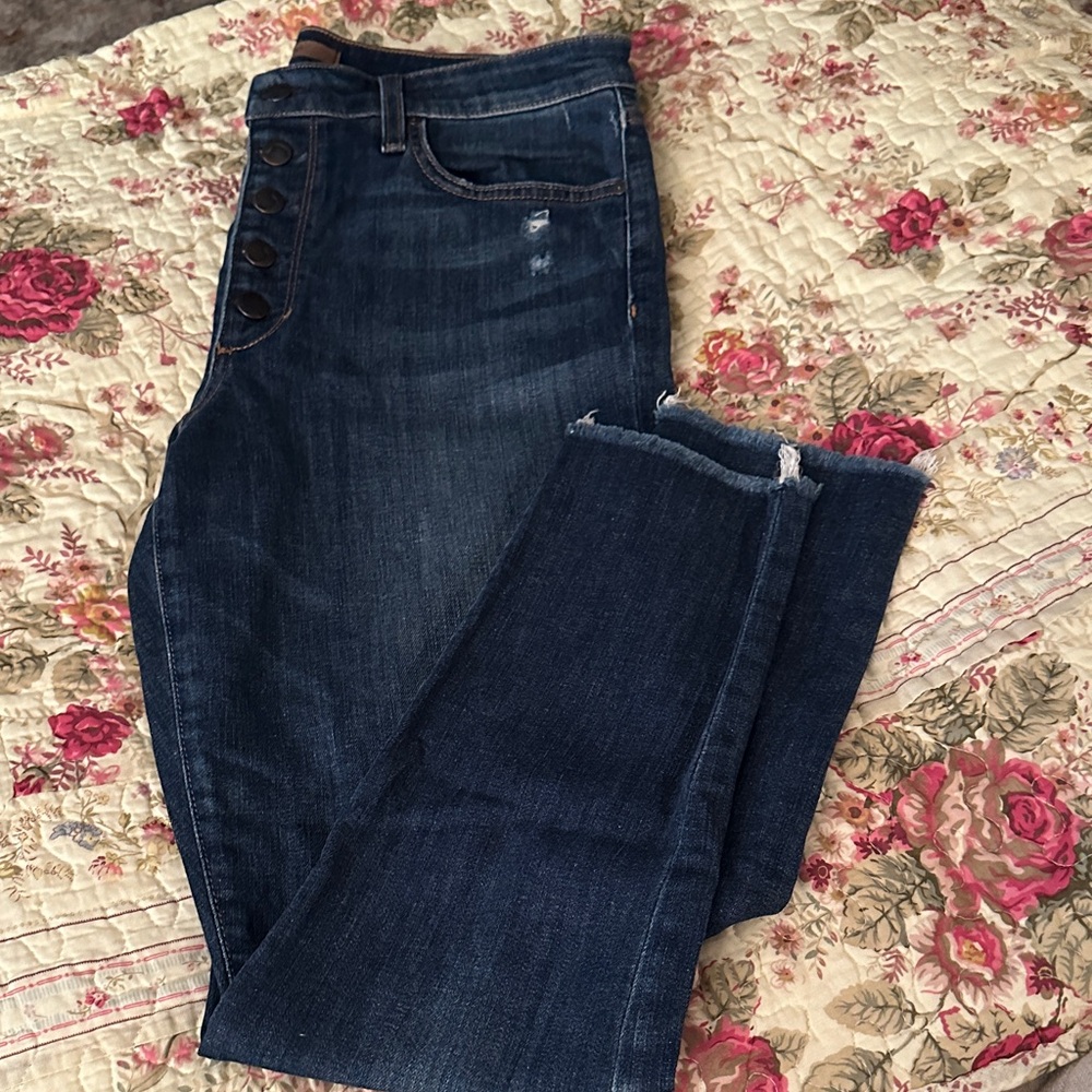 Stylish Dark Blue Women's Jeans